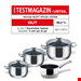  سرویس قابلمه 4 پارچه برندس آلمان Berndes Injoy Special Edition Topfset 4-teilig 063101