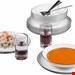  سرویس غذاخوری چینی  12 پارچه 6 نفره سلتمن ویدن آلمان Seltmann Weiden Tafelservice Lido Black Line (12-tlg), Porzellan