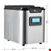  یخ ساز رومیزی جاسکیز Juskys Eiswürfelmaschine MIM242L