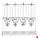  ظرف ذخیره و نگهدارنده موسلی غلات 4 تایی رویال کترینگ آلمان Royal Catering Müslispender - 4 x 3,5 l - 4 Behälter RCCS-3.5LSS4