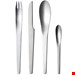 سرویس قاشق چنگال 16 پارچه جورج جنس دانمارک Georg Jensen Arne Jacobsen Besteck-Set 16-teilig