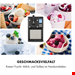 بستنی ساز 1.5 لیتری کلارشتاین آلمان Klarstein Sweet Sundae Eiscrememaschine 1,5l Edelstahl schwarz  