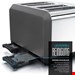  توستر آرندو آلمان Arendo Toaster-4 kurze Schlitze- für 4 Scheiben- 1630 W