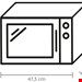  مایکروویو 20 لیتری باکنشت آلمان BAUKNECHT FREISTEHENDE MIKROWELLE - MF 203 SB