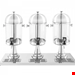  کلمن 3 عددی شیشه ای شیردار پایه فلزی رویال کترینگ آلمان Royal Catering Saftspender - 3 x 7 Liter RCSD-3