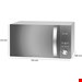  مایکروویو پروفی کوک آلمان ProfiCook Mikrowelle PC-MWG 1176 H - Mikrowelle - silber