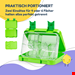  ظرف غذا اسنک کودک و قمقمه کلارشتاین آلمان Klarstein schmatzfatz Frühstücksset, Trinkflasche, Lunchbox Grun