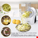  رنده برقی آب مرکبات گیر کاست وی COSTWAY Gemüseschneider Gemüsehobel Entsafter, 3 in 1