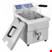 دستگاه سرخ کن برقی 1 لگن رومیزی شیردار رویال کترینگ آلمان Royal Catering RCIF-10EB