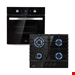  اجاق گاز 4 شعله توکار و فر توکار کلارشتاین آلمان Klarstein Gusteau Ignito Einbau-Ofen-Set