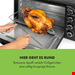  مینی فر 60 لیتری کلارشتاین آلمان Klarstein Masterchef 60 Mini-Backofen schawrz