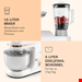  غذا ساز همه کاره کلارشتاین آلمان Klarstein Lucia Elegance Küchenmaschine  Multifunktionsküchenmaschine 1300 watt  Weiß