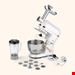  غذا ساز همه کاره کلارشتاین آلمان Klarstein Lucia Elegance Küchenmaschine  Multifunktionsküchenmaschine 1300 watt  Weiß