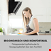  هود آشپزخانه کلارشتاین آلمان Klarstein Alina Dunstabzugshaube Schwarz 60cm