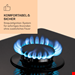  اجاق گاز 5 شعله توکار کلارشتاین آلمان Klarstein Ignito Chef Edition Gaskochfeld