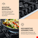  اجاق گاز 5 شعله توکار کلارشتاین آلمان Klarstein Ignito Chef Edition Gaskochfeld