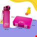  ظرف غذا اسنک کودک و قمقمه کلارشتاین آلمان Klarstein schmatzfatz Frühstücksset, Trinkflasche, Lunchbox Violett