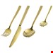  سرویس قاشق چنگال 24 پارچه سامبونت ایتالیا Sambonet Rock Besteck 24tlg- gold