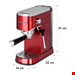  اسپرسو ساز کلارشتاین آلمان Klarstein Futura Espressomaker 14 cm Kaffeebereiter rot