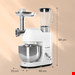  غذا ساز همه کاره 5 لیتری کلارشتاین آلمان Klarstein Lucia 3-in-1 Küchenmaschine Multifunktionsküchenmaschine 2000 watt 5 Ltr Weiß 