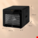  خشک کن میوه کلارشتاین آلمان Klarstein Shaftesbury Dörrautomat 700W Timer-Funktion Schwarz