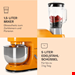  غذا ساز همه کاره کلارشتاین آلمان Klarstein Lucia 3-in-1 Küchenmaschine Multifunktionsküchenmaschine 2000 watt 5 Ltr Orange