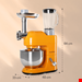  غذا ساز همه کاره کلارشتاین آلمان Klarstein Lucia 3-in-1 Küchenmaschine Multifunktionsküchenmaschine 2000 watt 5 Ltr Orange
