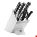  ست چاقو آشپزخانه 7 پارچه زولینگ آلمان ZWILLING GOURMET SELBSTSCHÄRFENDER MESSERBLOCK 7-TLG- WEIS