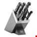  ست چاقو آشپزخانه 7 پارچه زولینگ آلمان ZWILLING GOURMET SELBSTSCHÄRFENDER MESSERBLOCK 7-TLG- GRAU