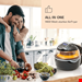  سرخ کن هوای گرم گریل کلارشتاین آلمان Klarstein VitAir Smart Heißluftfritteuse 1400 watt Schwarz 