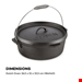  قابلمه باربیکیو اجاق هلندی 5.7 لیتری کلارشتاین آلمان Klarstein Hotrod 60 Dutch Oven Schwarz 