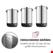  فلاسک غذا و نوشیدنی 50 لیتری کلارشتاین آلمان Klarstein KonfiStar 50 Digital Einkochautomat Getränkespender Silber