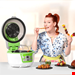  سرخ کن هوای گرم جوجه گردان دار 9 لیتری کلارشتاین آلمان Klarstein VitAir Turbo Heißluftfritteuse 1400 watt 9 Ltr Grün