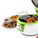  سرخ کن هوای گرم جوجه گردان دار 9 لیتری کلارشتاین آلمان Klarstein VitAir Turbo Heißluftfritteuse 1400 watt 9 Ltr Grün