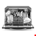  ماشین ظرفشویی رومیزی و توکار کلارشتاین آلمان Klarstein Amazonia 6 Luminance Geschirrspüler 55 cm Schwarz 49 dB