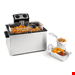  سرخ کن هوای گرم کلارشتاین آلمان Klarstein QuickPro XXL 3000 Fritteuse Silber Heißluftfritteuse 3000 watt 5 Ltr 