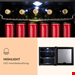  یخچال بطری سرد کن 47 لیتری کلارشتاین آلمان Klarstein Beersafe L Onyx Kühlschrank Getränkekühlschrank 43 dB 47 Ltr