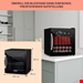  یخچال بطری سرد کن 47 لیتری کلارشتاین آلمان Klarstein Beersafe L Onyx Kühlschrank Getränkekühlschrank 43 dB 47 Ltr