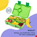  ظرف غذا و اسنک کودک کلارشتاین آلمان Klarstein schmatzfatz by Lite Lunchbox 6 Grün