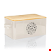  ظرف نان فلزی درب چوبی کلارشتاین آلمان Klarstein Gistad Brotbox Brotkasten Beige