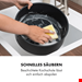  سرخ کن هوای گرم 6 لیتری کلارشتاین آلمان Klarstein VitAir Pommesmaster Heißluftfritteuse 1400 watt Weiß 
