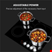  اجاق برقی 4 شعله روکار کلارشتاین آلمان Klarstein EasyCook Keramikkochfeld