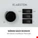  شومینه برقی پایه دار کلارشتاین آلمان Klarstein Leoben Elektrischer Kamin 900 / 1800 W Thermostat PanoramaView Weiß 