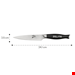  چاقو آشپزخانه 24 سانتیمتری کلارشتاین آلمان Klarstein Comfort Pro Serie 5 Allzweckmesser Messer Schwarz