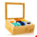  جعبه تی بگ پذیرایی کلارشتاین آلمان Klarstein Teebox Teekasten Natur