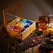  جعبه تی بگ پذیرایی کلارشتاین آلمان Klarstein Teebox Teekasten Natur