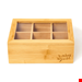  جعبه تی بگ پذیرایی کلارشتاین آلمان Klarstein Teebox Teekasten Natur