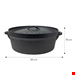  قابلمه باربیکیو اجاق هلندی 7 لیتری کلارشتاین آلمان Klarstein Galloway Dutch Oven 6.0 BBQ-Topf Schwarz 