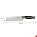  چاقو آشپزخانه 31 سانتیمتری کلارشتاین آلمان Klarstein Comfort Pro Serie 7 Nakirimesser Messer Schwarz