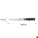  چاقو آشپزخانه 26.9 سانتیمتری کلارشتاین آلمان Klarstein Alpha-Royal German 6 Allzweckmesser Messer Schwarz